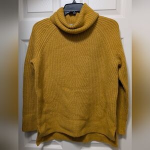 NWT Madewell Mercer Turtleneck Sweater in Coziest Yarn Yellow Size XS #AF521